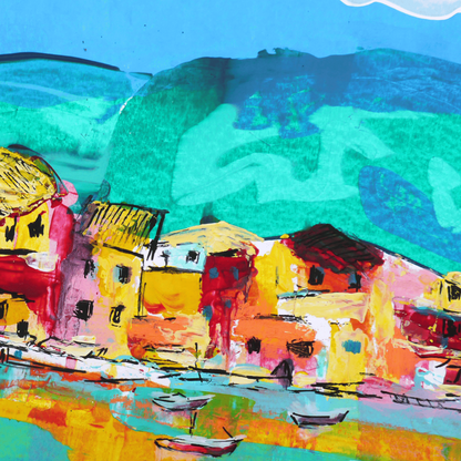 Amalfi Drift Canvas Art Print