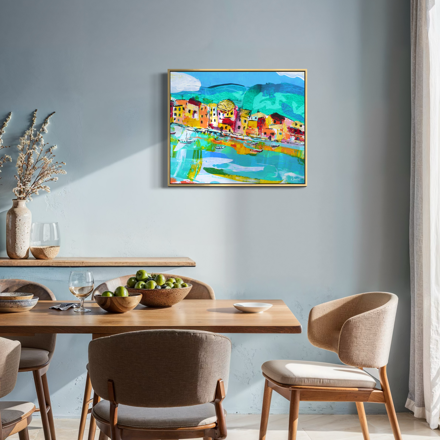 Amalfi Drift Canvas Art Print