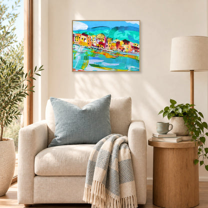 Amalfi Drift | Abstract Canvas Art Print