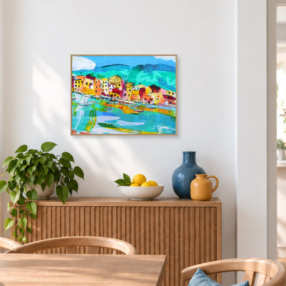 Amalfi Drift | Abstract Canvas Art Print
