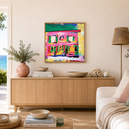 Cafe Rosé Canvas Art Print