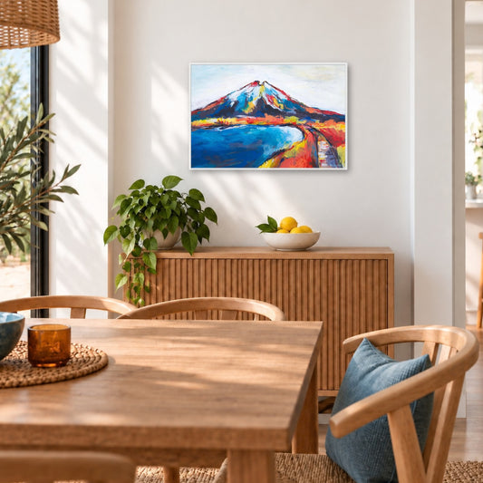 Blue Exhale Canvas Print