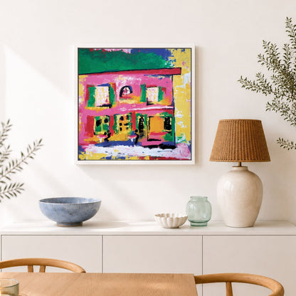 Cafe Rosé Canvas Art Print