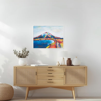 Blue Exhale Canvas Print
