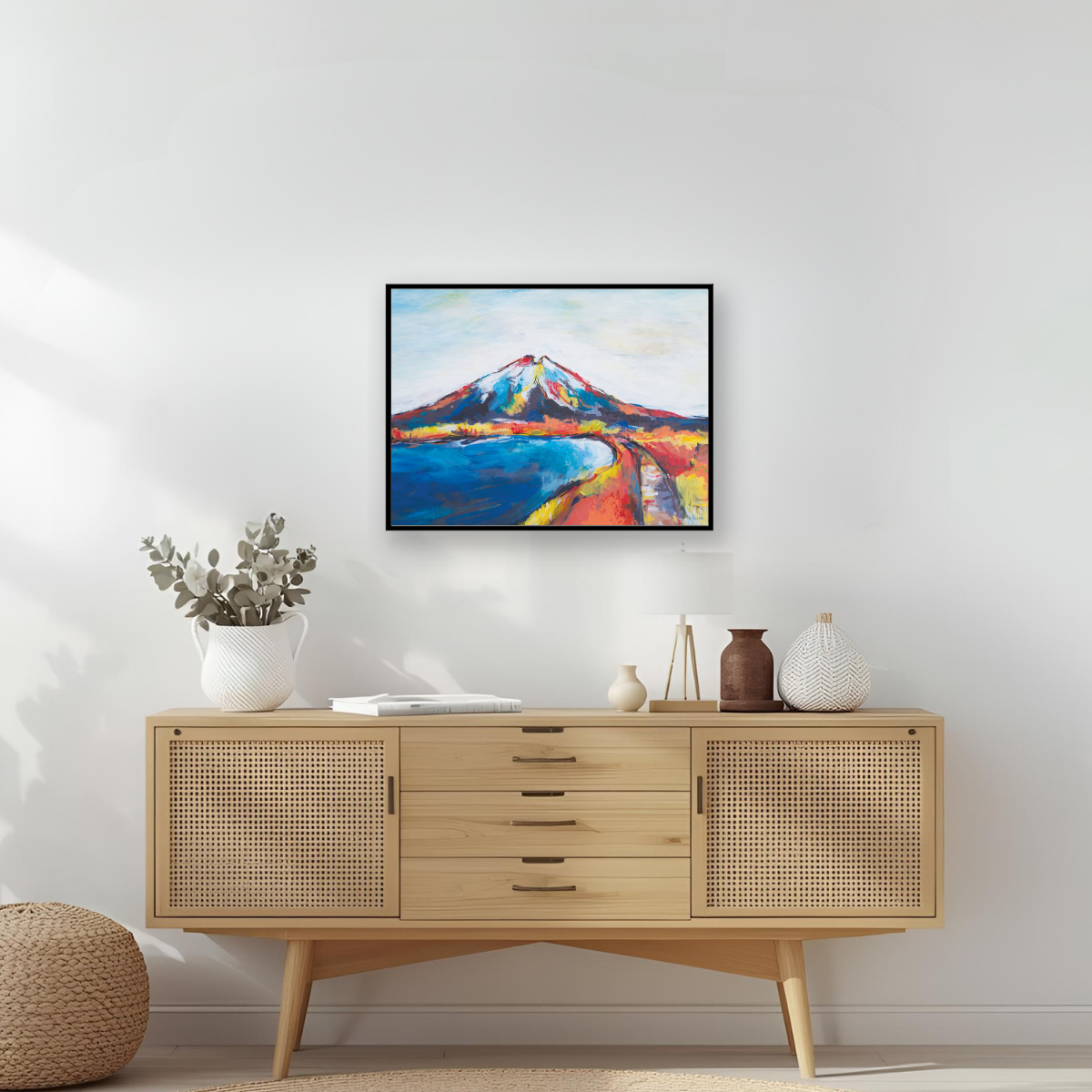 Blue Exhale Canvas Print