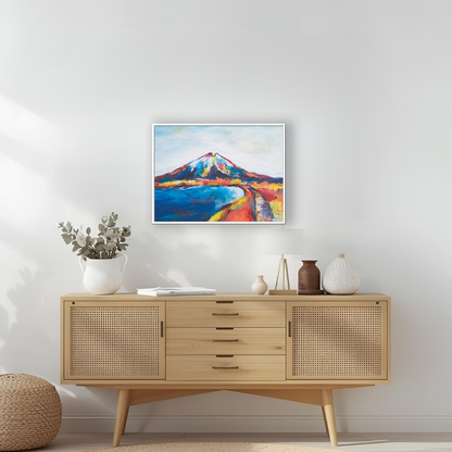 Blue Exhale Canvas Print