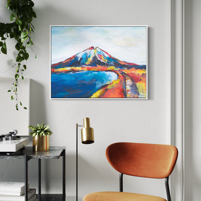 Blue Exhale Canvas Print