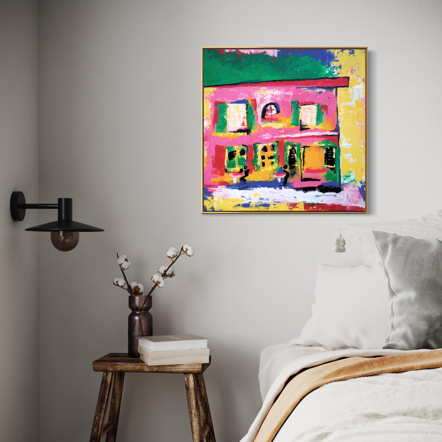 Cafe Rosé Canvas Art Print