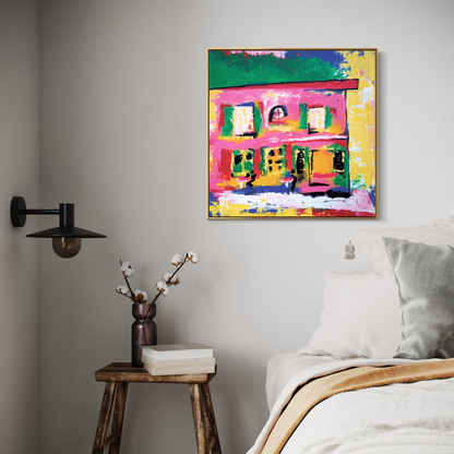Cafe Rosé Canvas Art Print