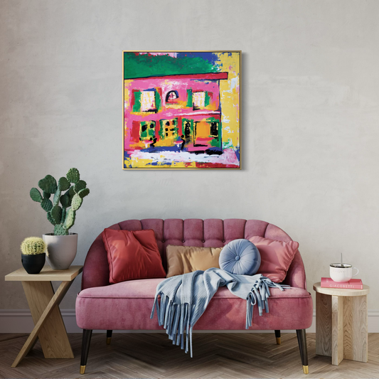 Cafe Rosé Canvas Art Print