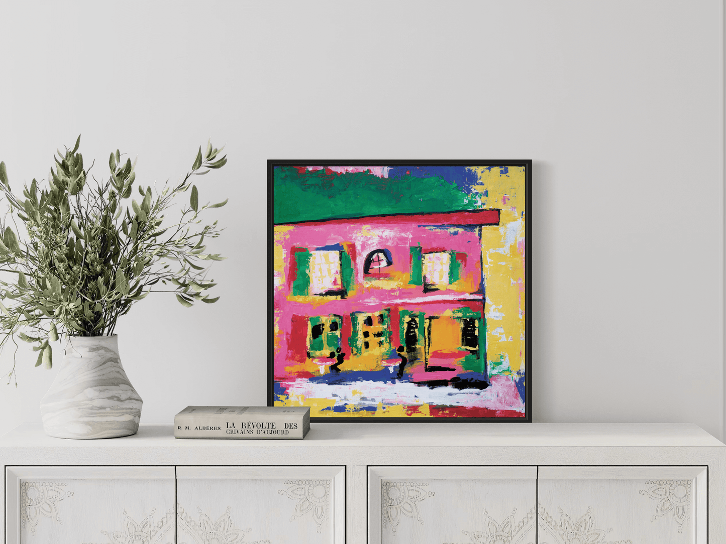 Cafe Rosé Canvas Art Print