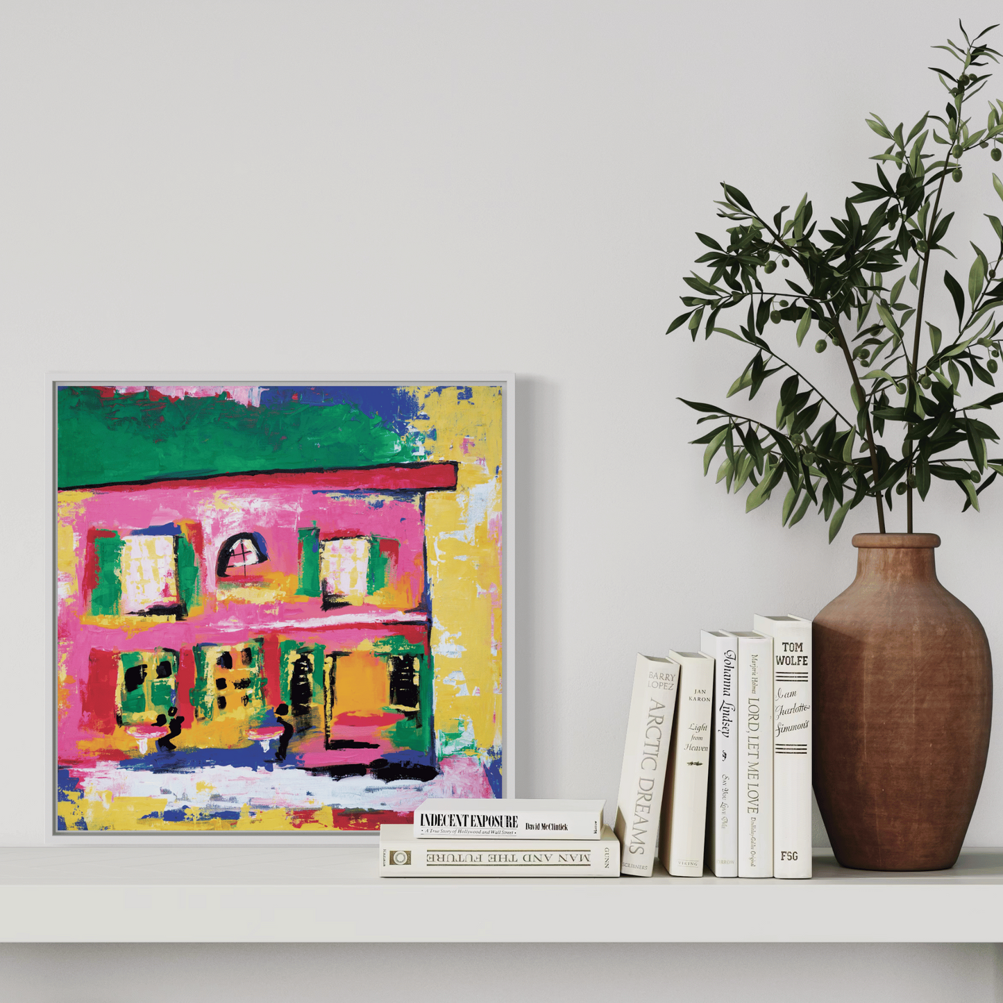 Cafe Rosé Canvas Art Print