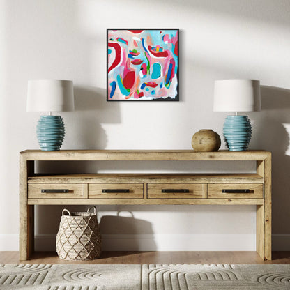Floaty Boat Canvas Art Print