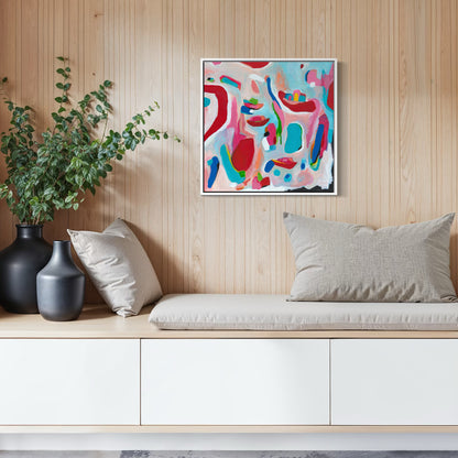 Floaty Boat Canvas Art Print