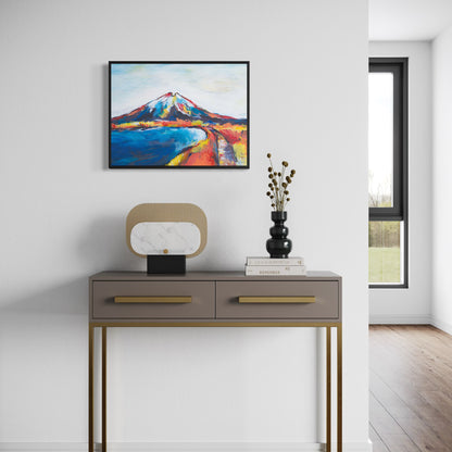Blue Exhale Canvas Print